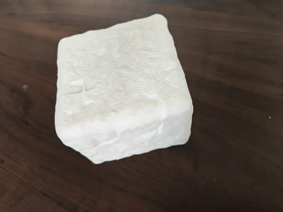 Crumpled Paper Box — Magnetic Lid