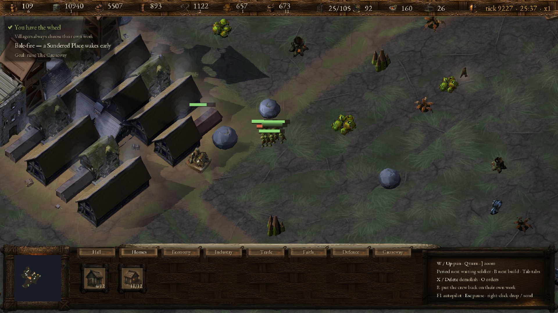 A raid at the edge of town