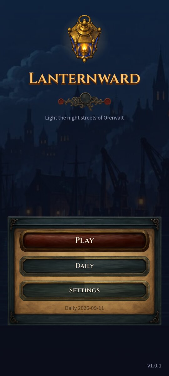 Lanternward main menu